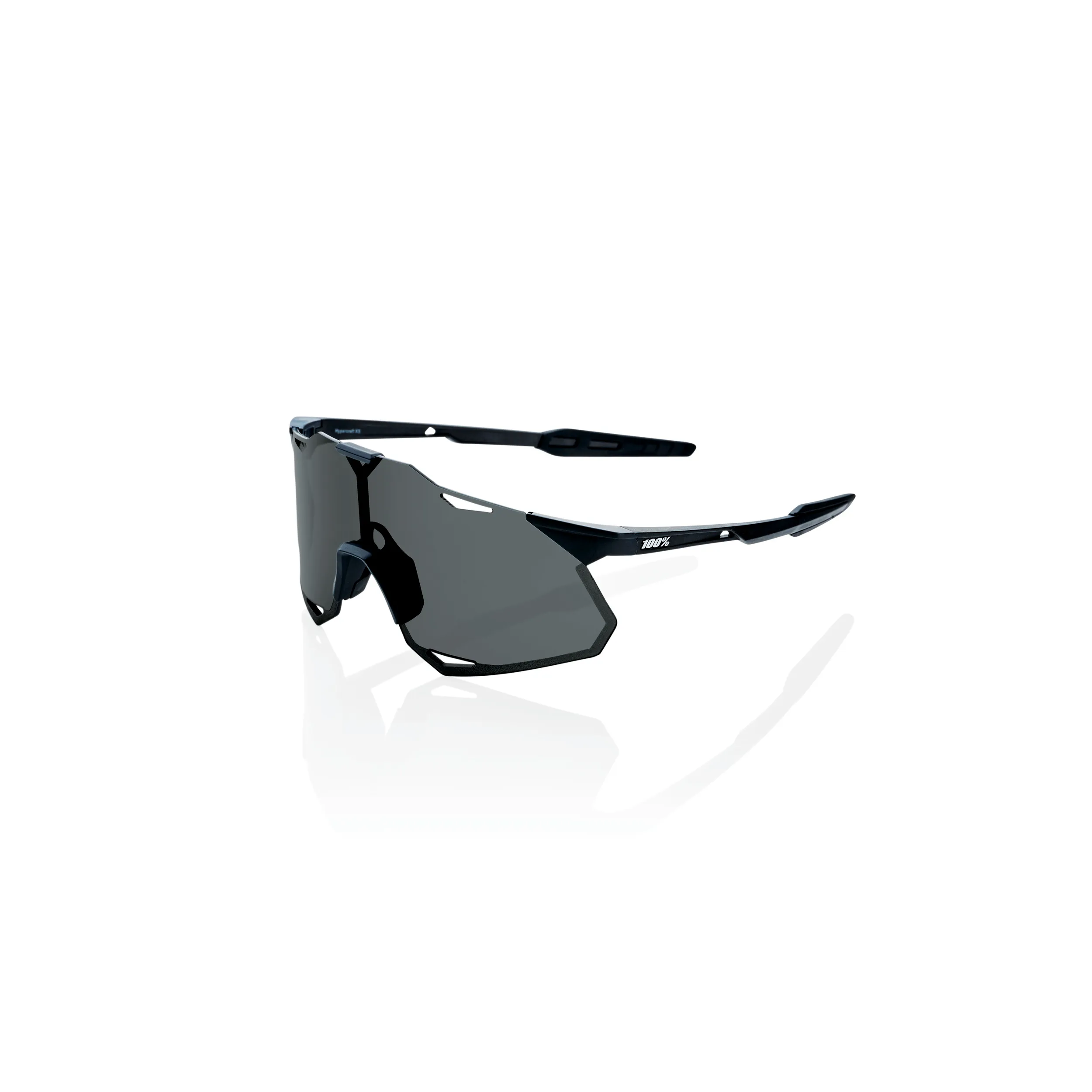100% Hypercraft XS Sunglasses - Matte Black (Smoke Lens)
