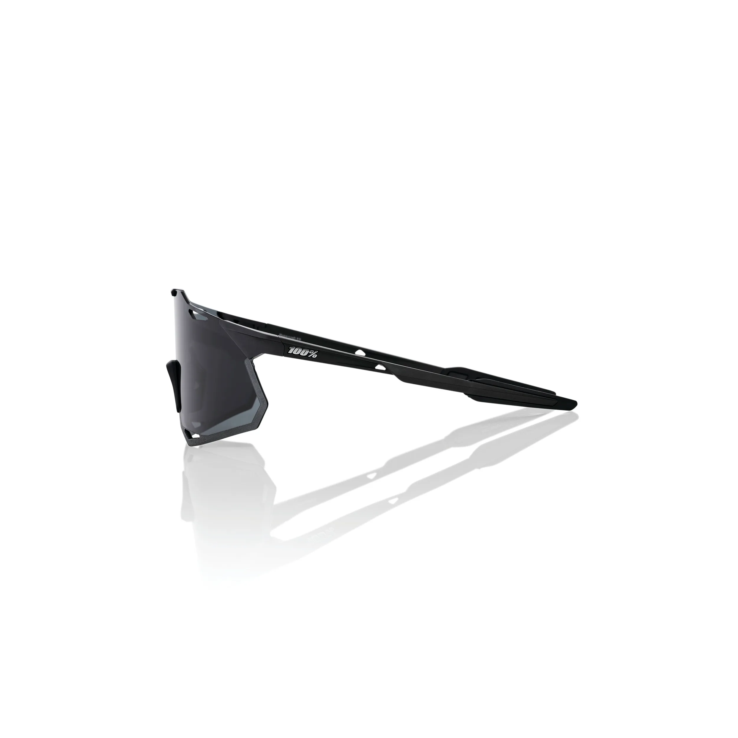 100% Hypercraft XS Sunglasses - Matte Black (Smoke Lens)