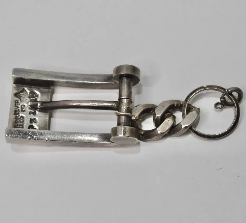 1950 Solid Silver Belt Buckle