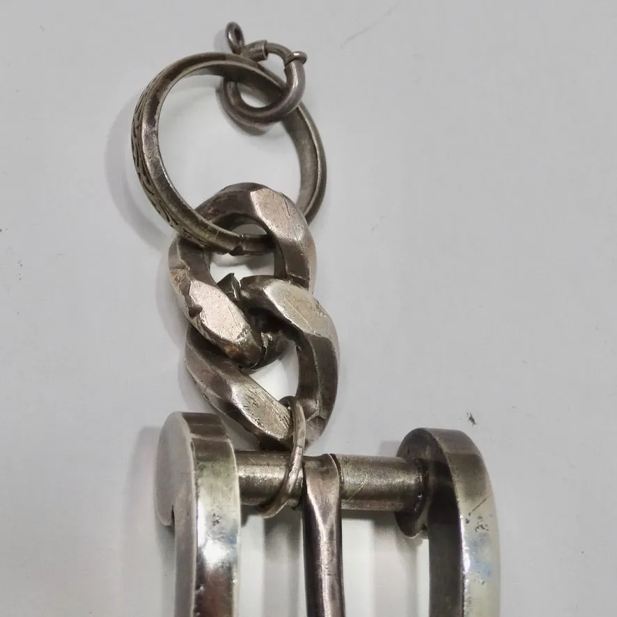 1950 Solid Silver Belt Buckle