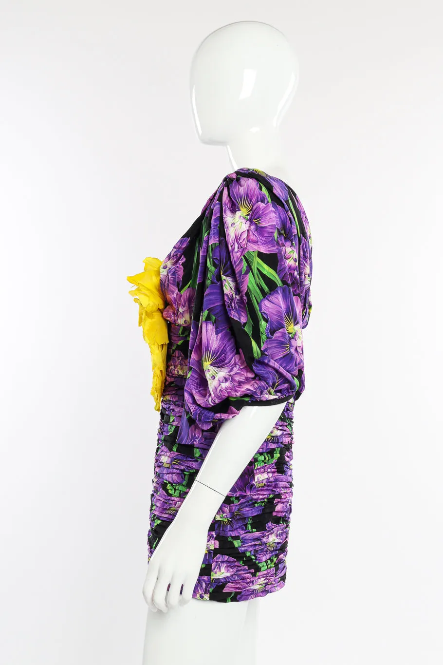 2017 S/S Silk Floral Appliqué Tunic