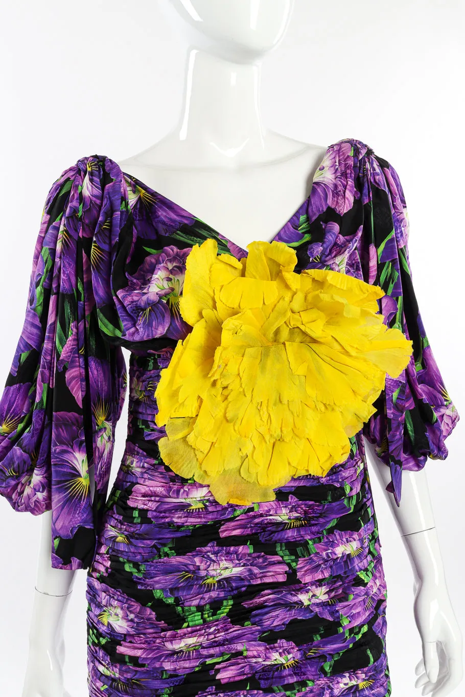 2017 S/S Silk Floral Appliqué Tunic