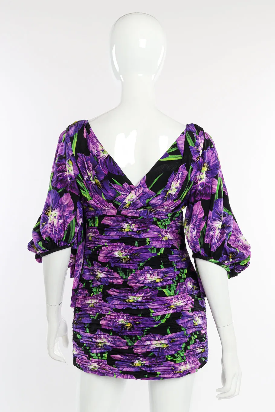 2017 S/S Silk Floral Appliqué Tunic
