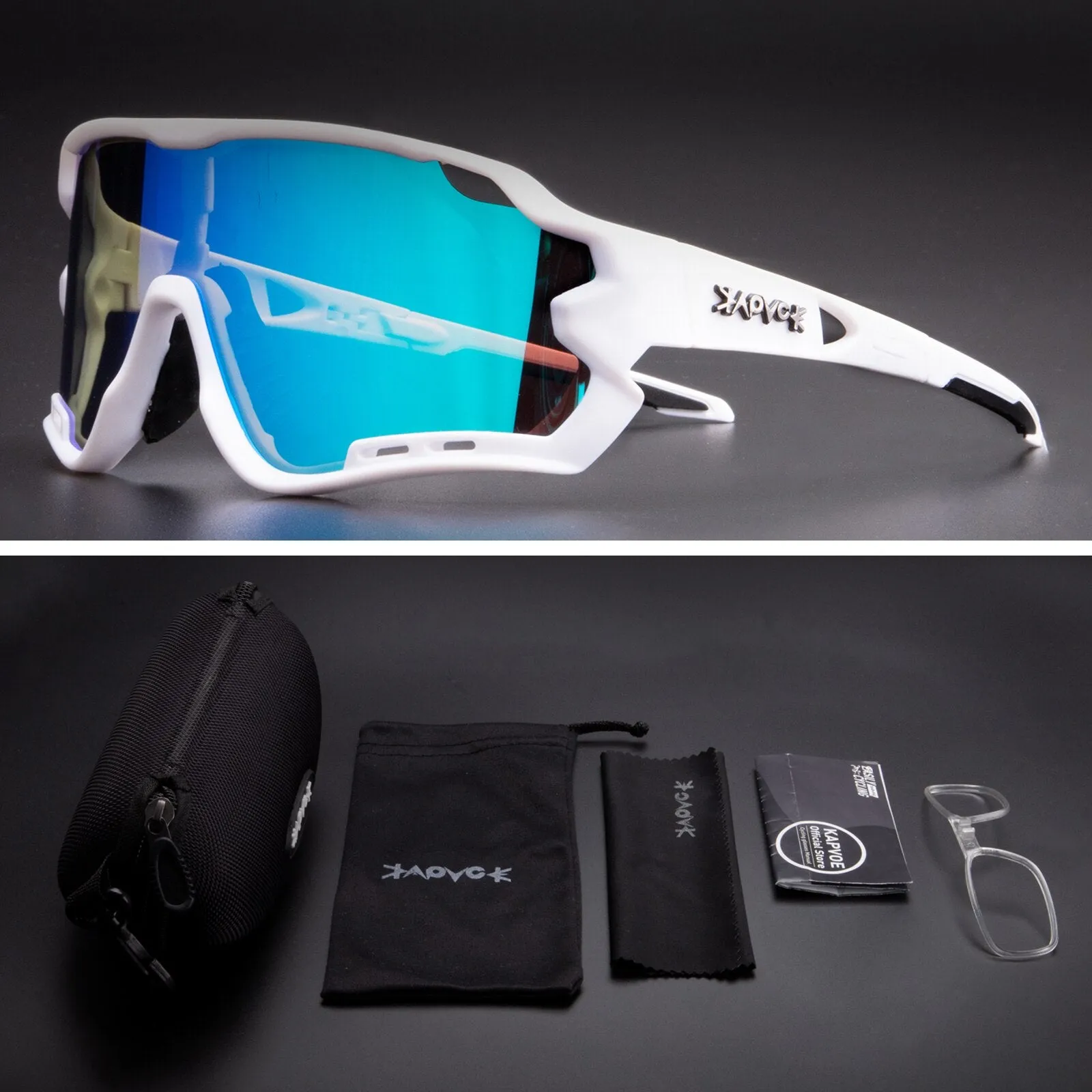 2022 New 1 Lens Sport Fishing Glasses eyewear