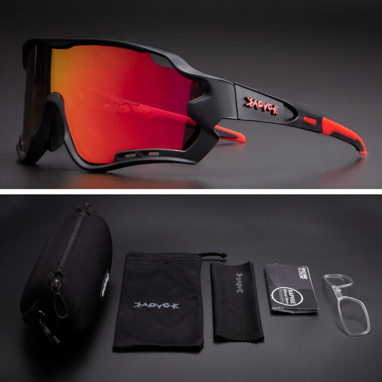 2022 New 1 Lens Sport Fishing Glasses eyewear