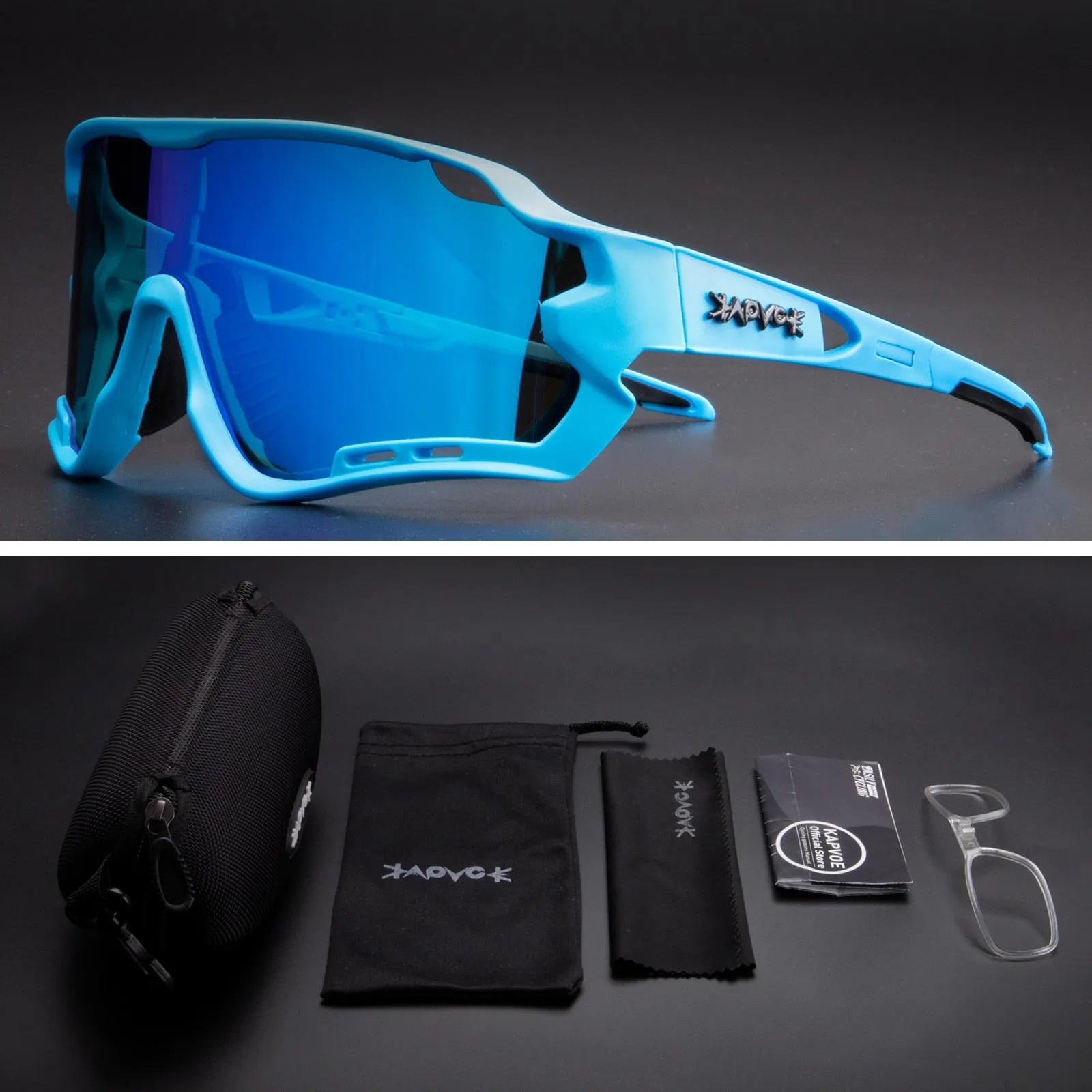 2022 New 1 Lens Sport Fishing Glasses eyewear
