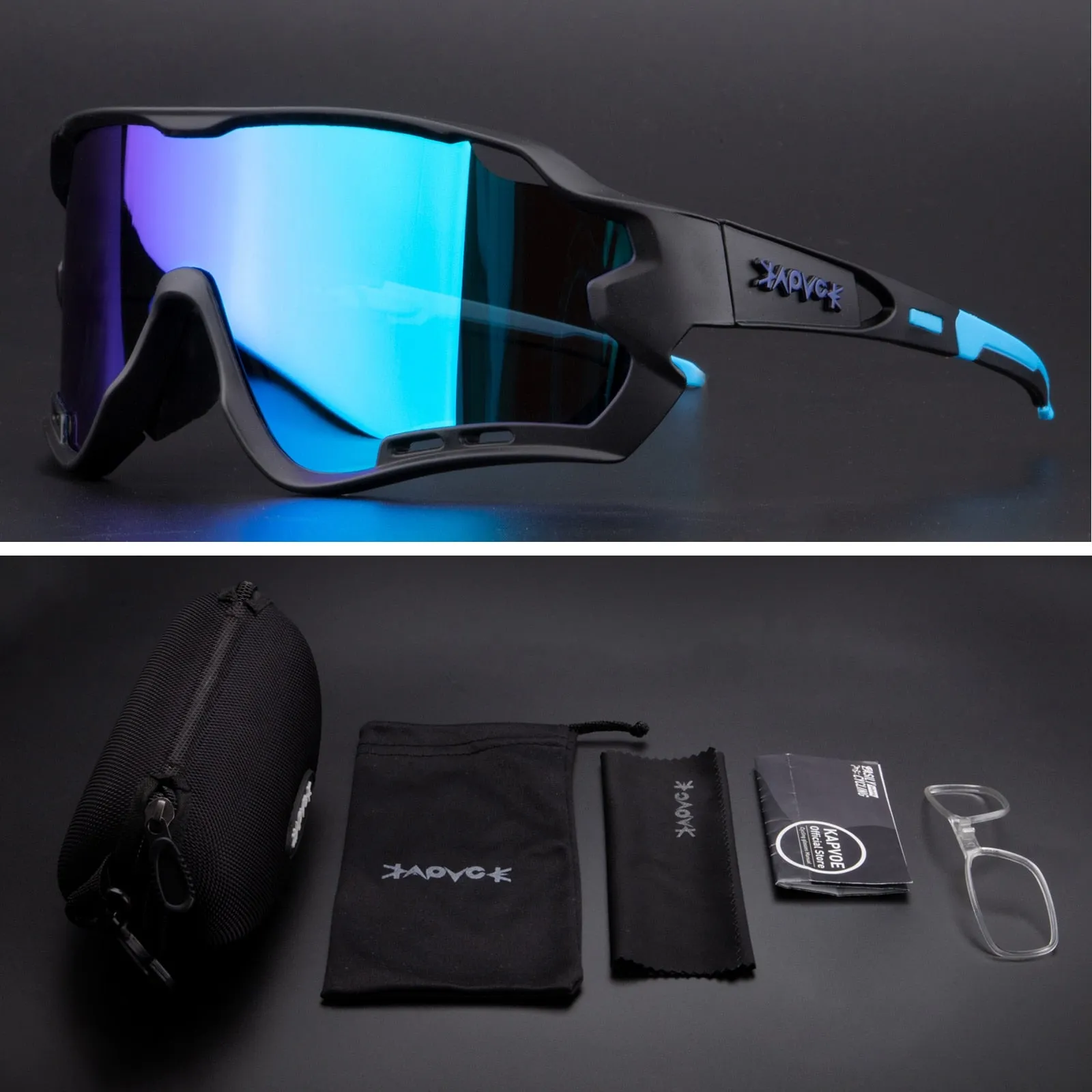 2022 New 1 Lens Sport Fishing Glasses eyewear