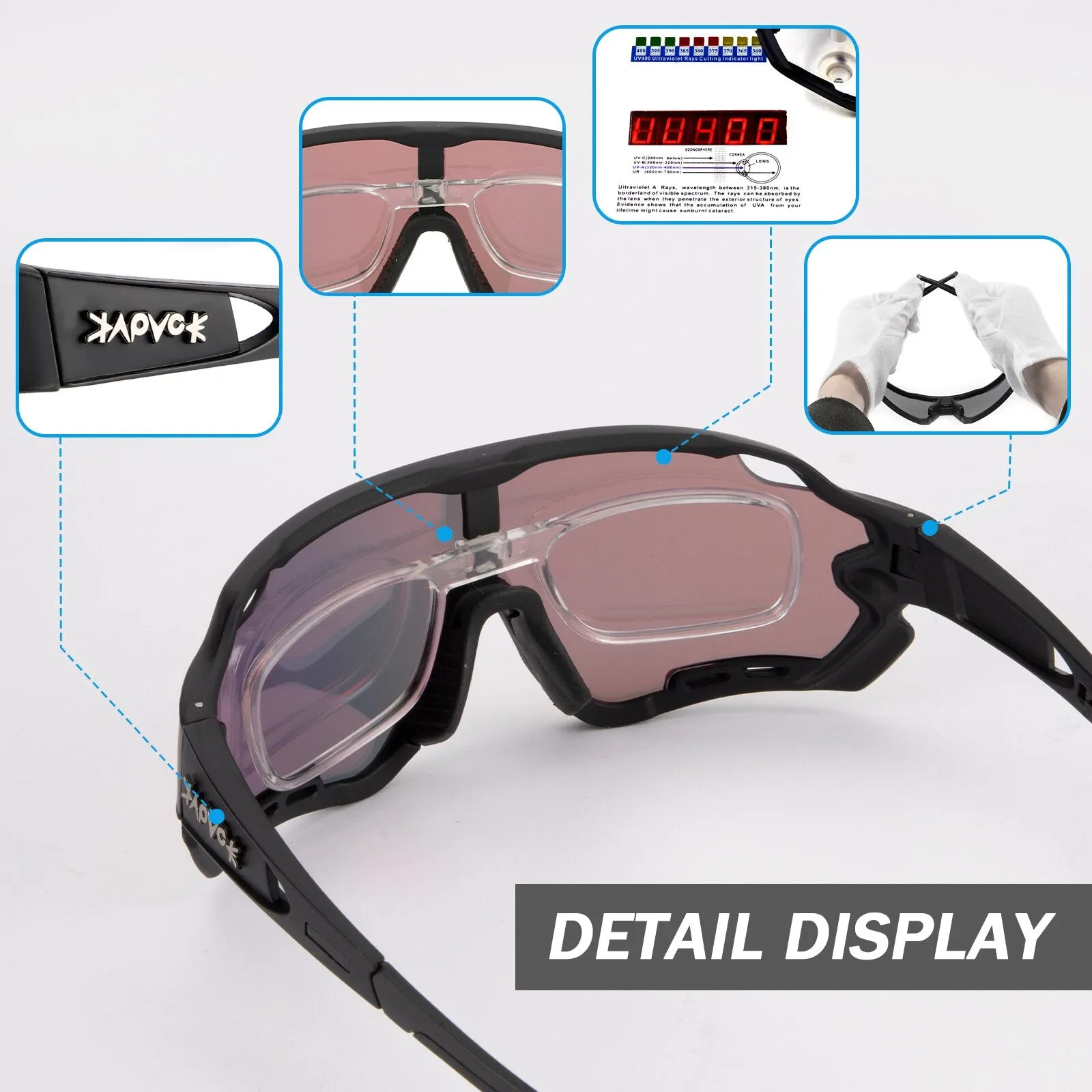 2022 New 1 Lens Sport Fishing Glasses eyewear