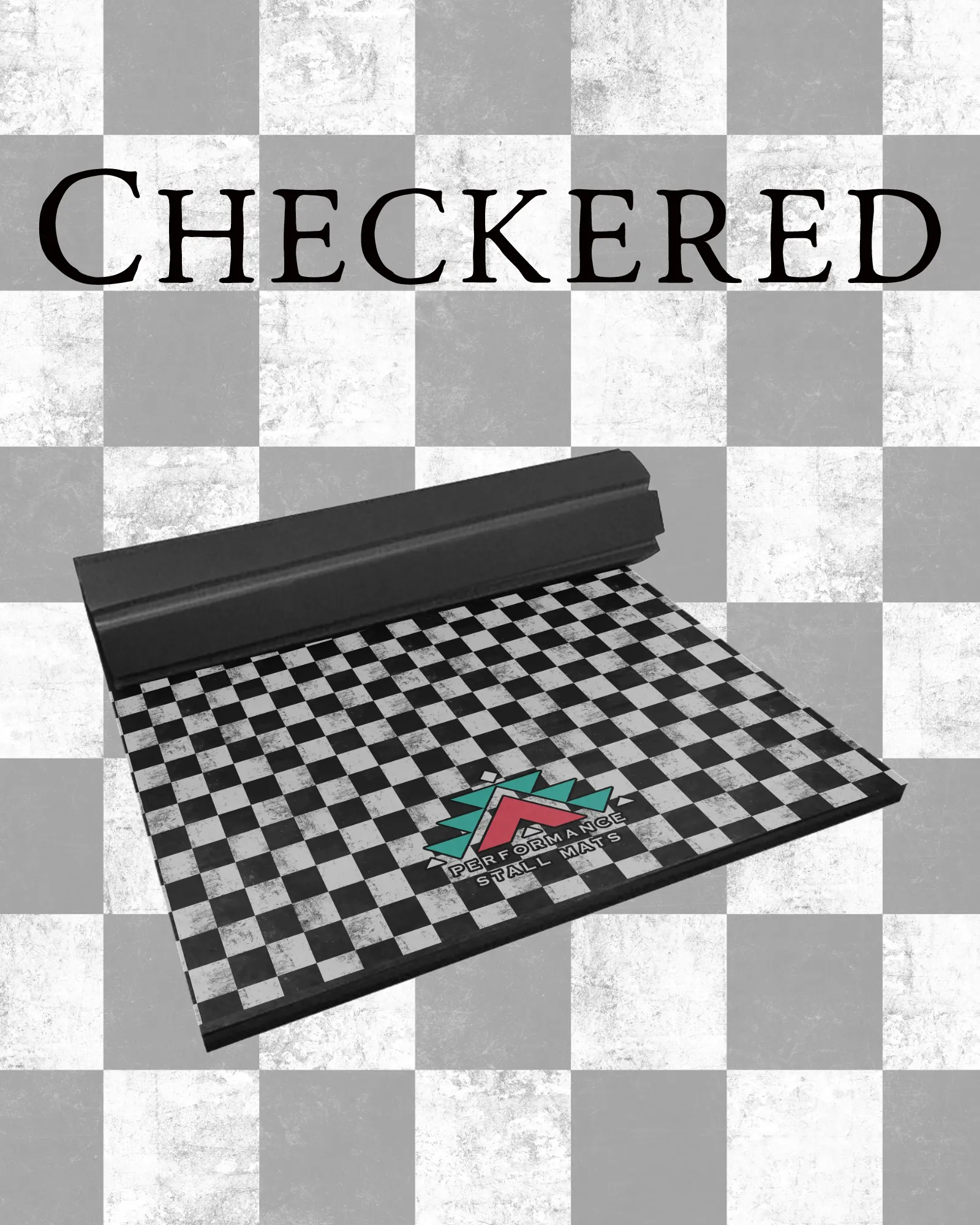 5x10ft Checkered Stall Mat