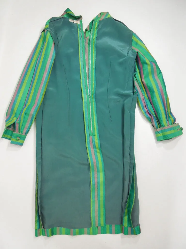 60s Thai Silk Striped Shift