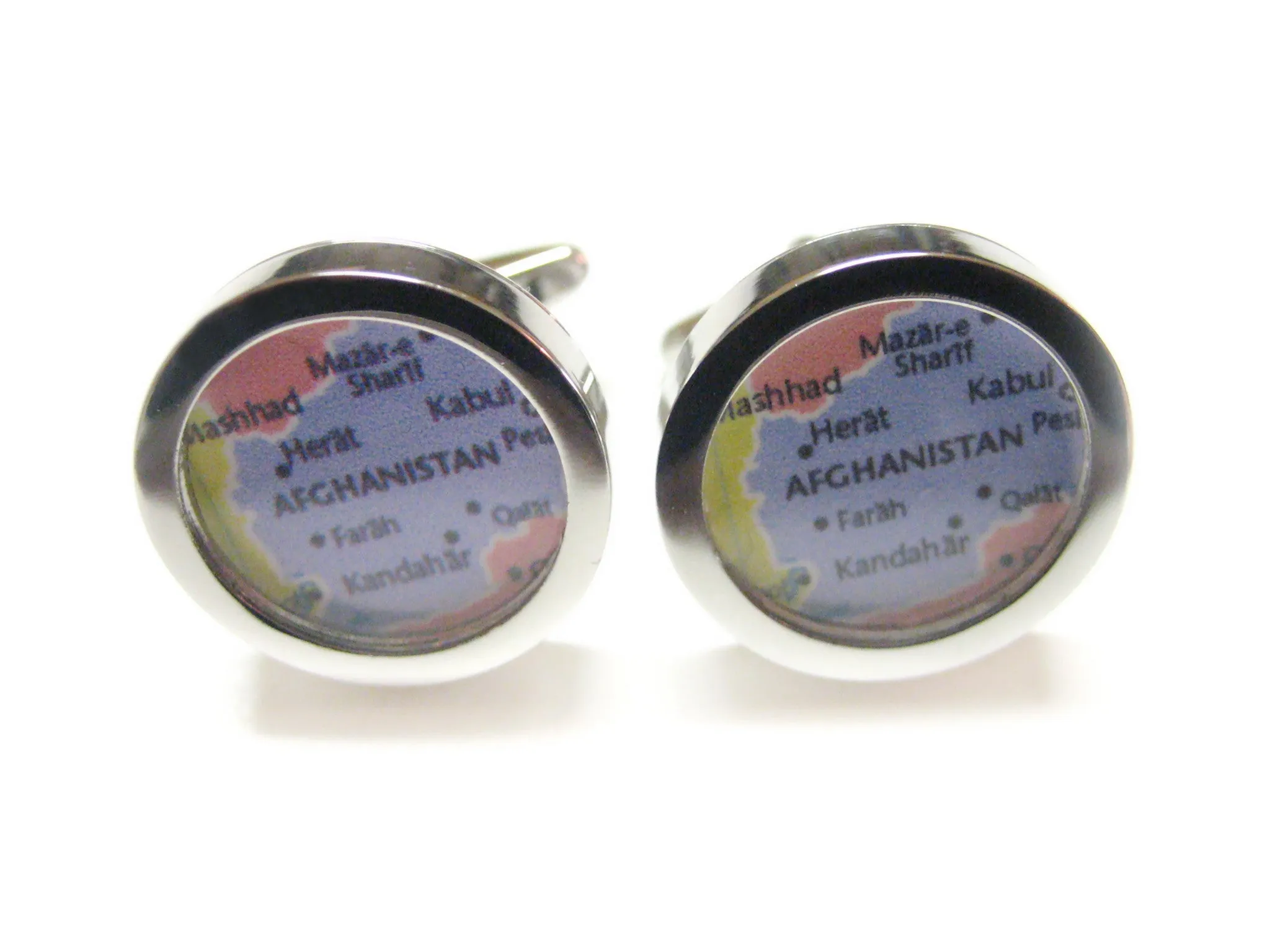 Afghanistan Map Cufflinks