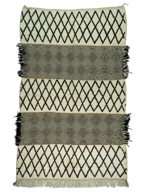Ait Tigga's Monochrome Patchwork Hand-Knot x Zanafi