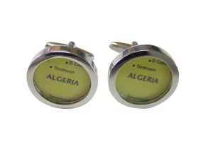 Algeria Map Cufflinks