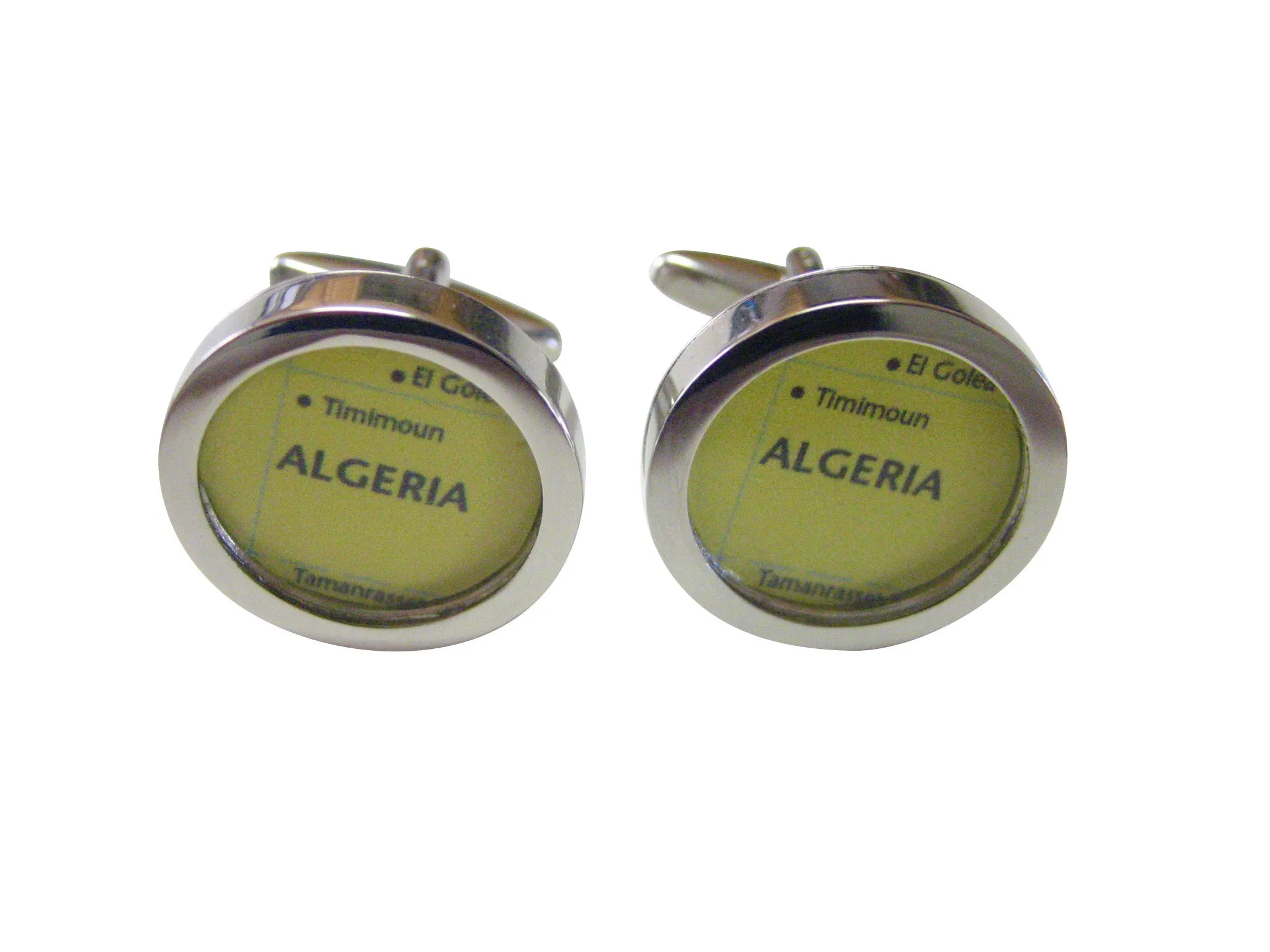 Algeria Map Cufflinks