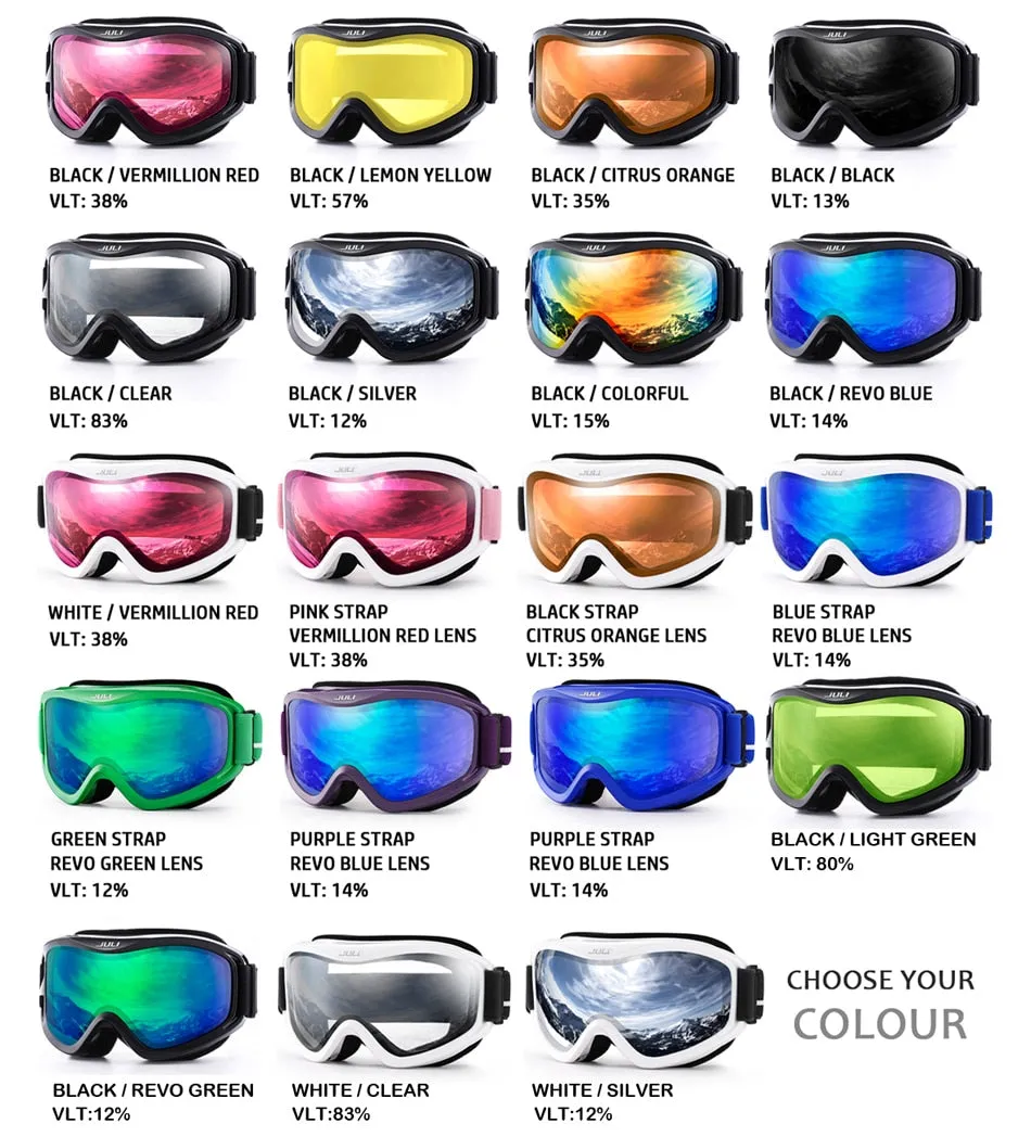 Anti-Fog Ski Goggles Lens