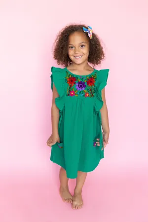Arcoiris Dress in Limon