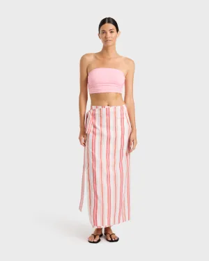 Arezzo Wrap Skirt - Watermelon