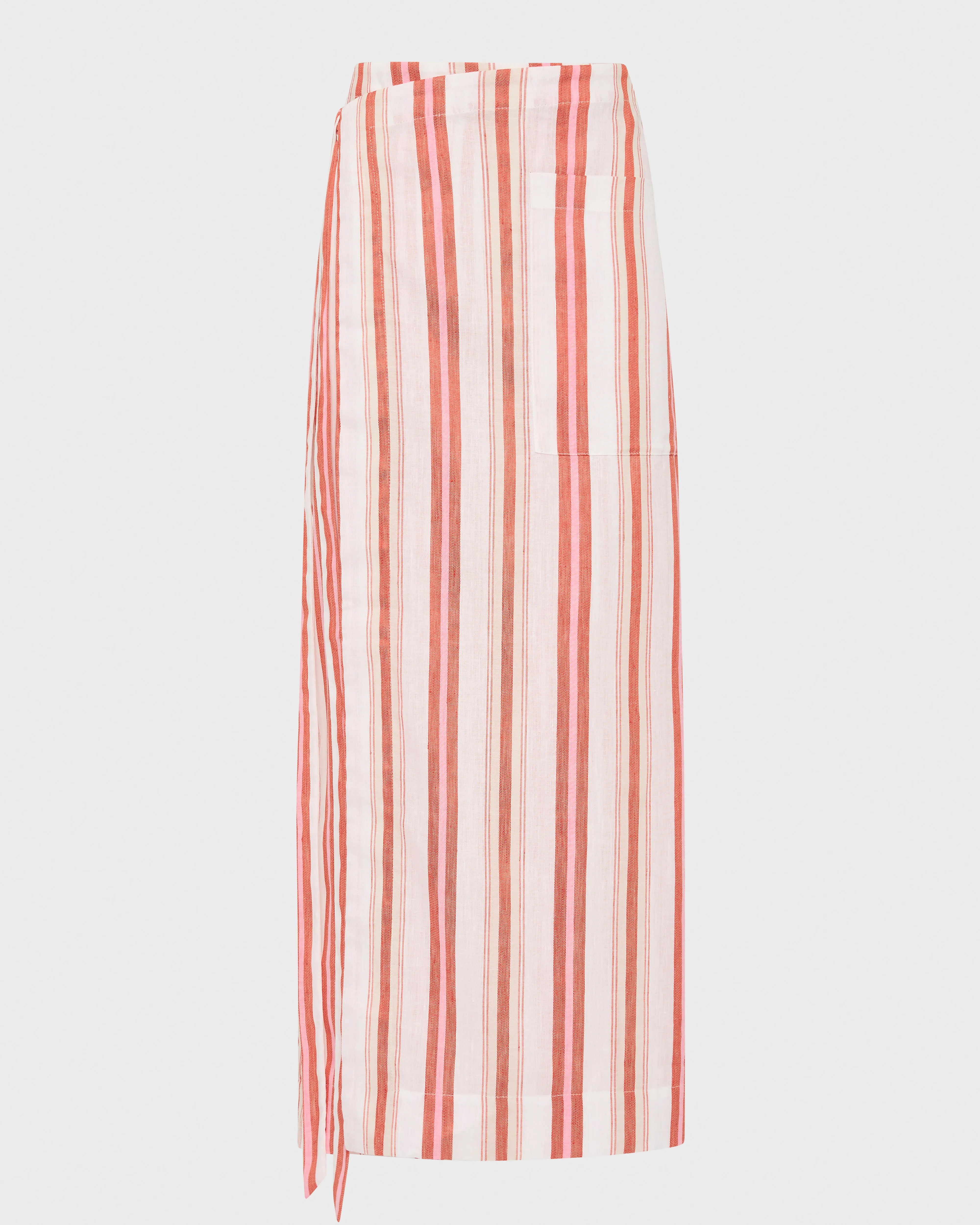 Arezzo Wrap Skirt - Watermelon