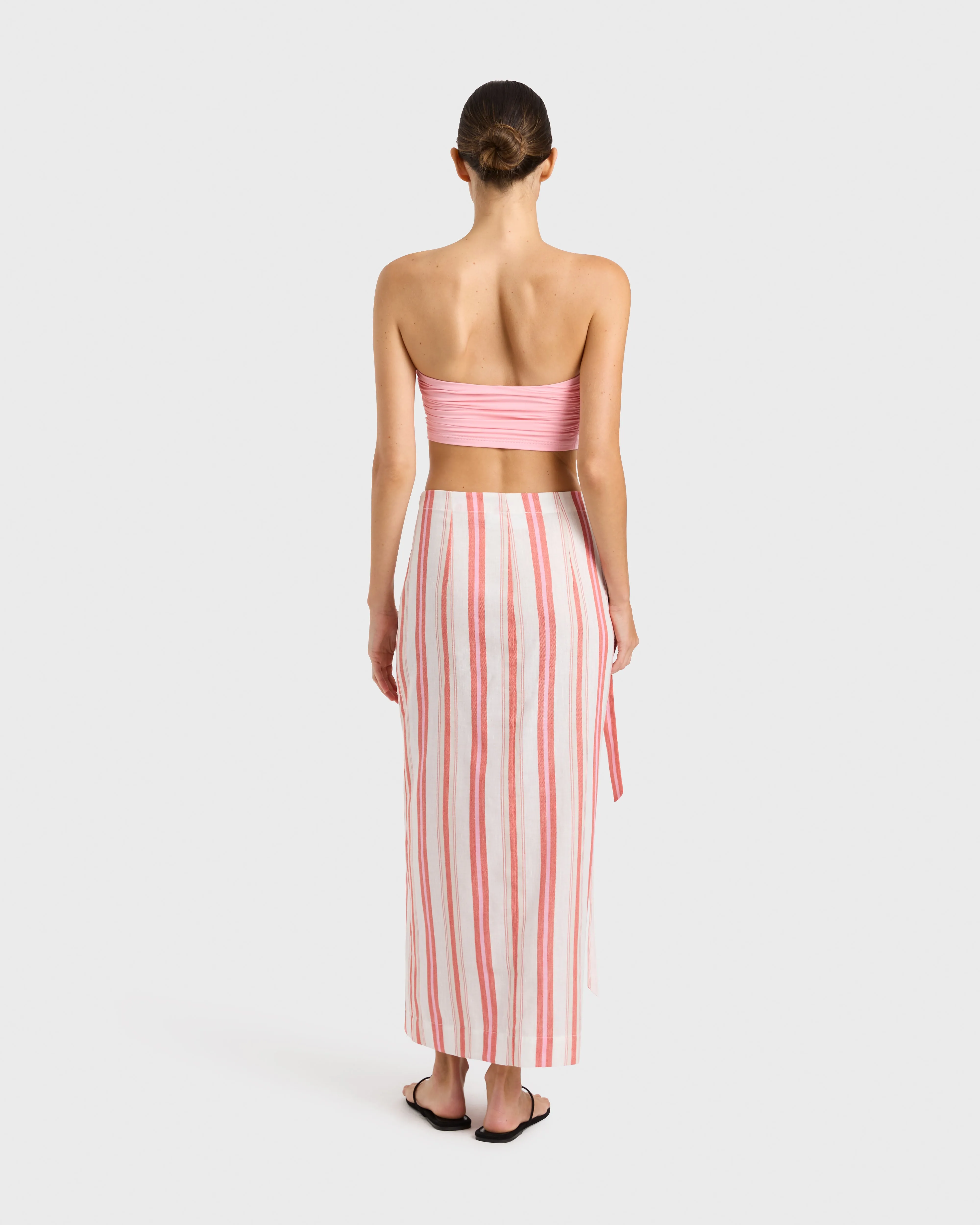 Arezzo Wrap Skirt - Watermelon