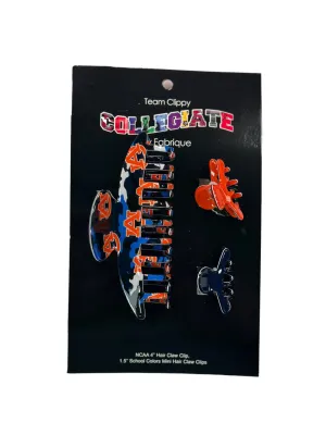 AUBURN UNIVERSITY-3 Pack Claw Clip-Hair Accessories-AU1356