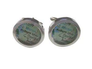 Auburn University Map Cufflinks