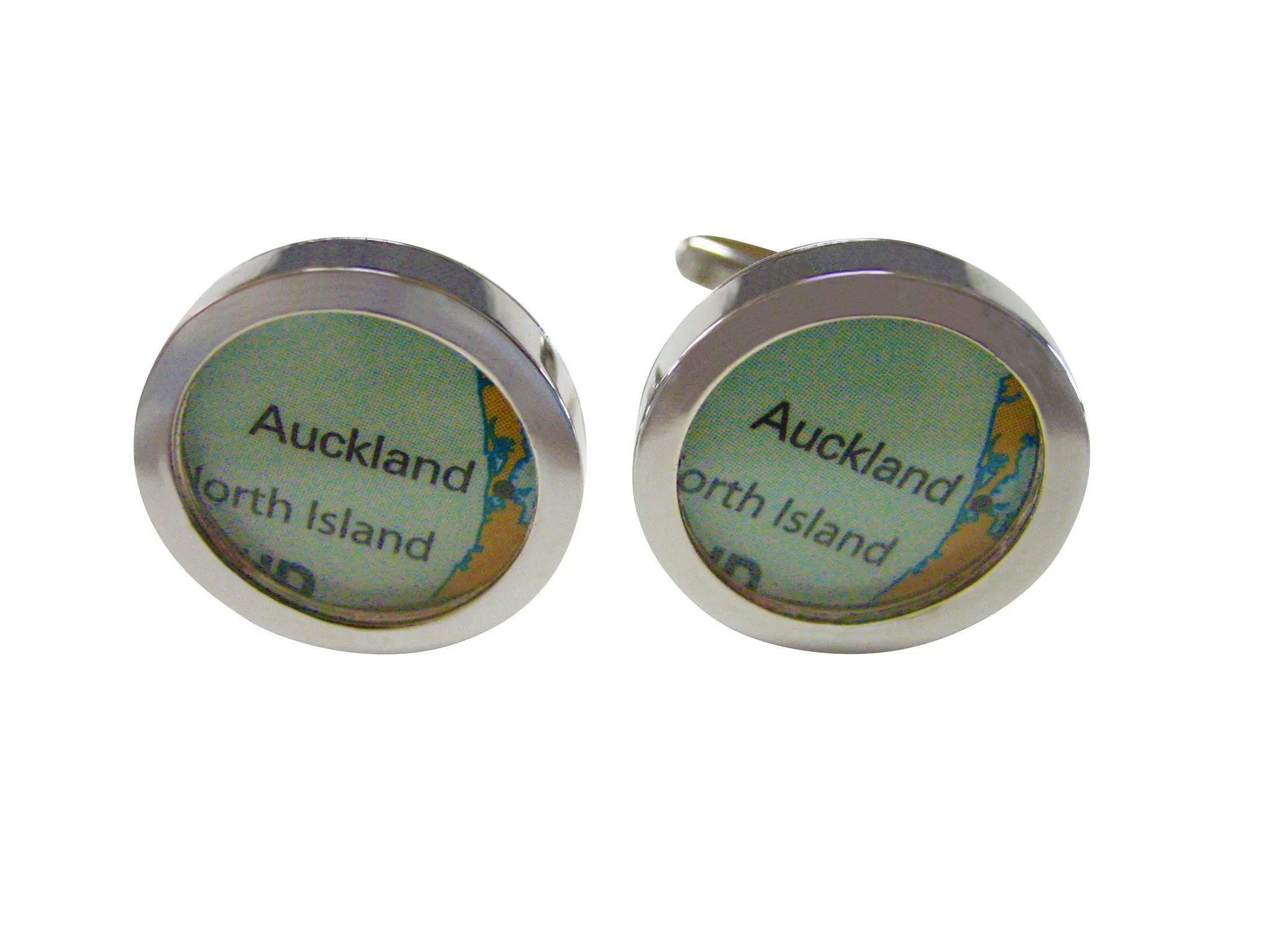 Auckland Australia Map Cufflinks