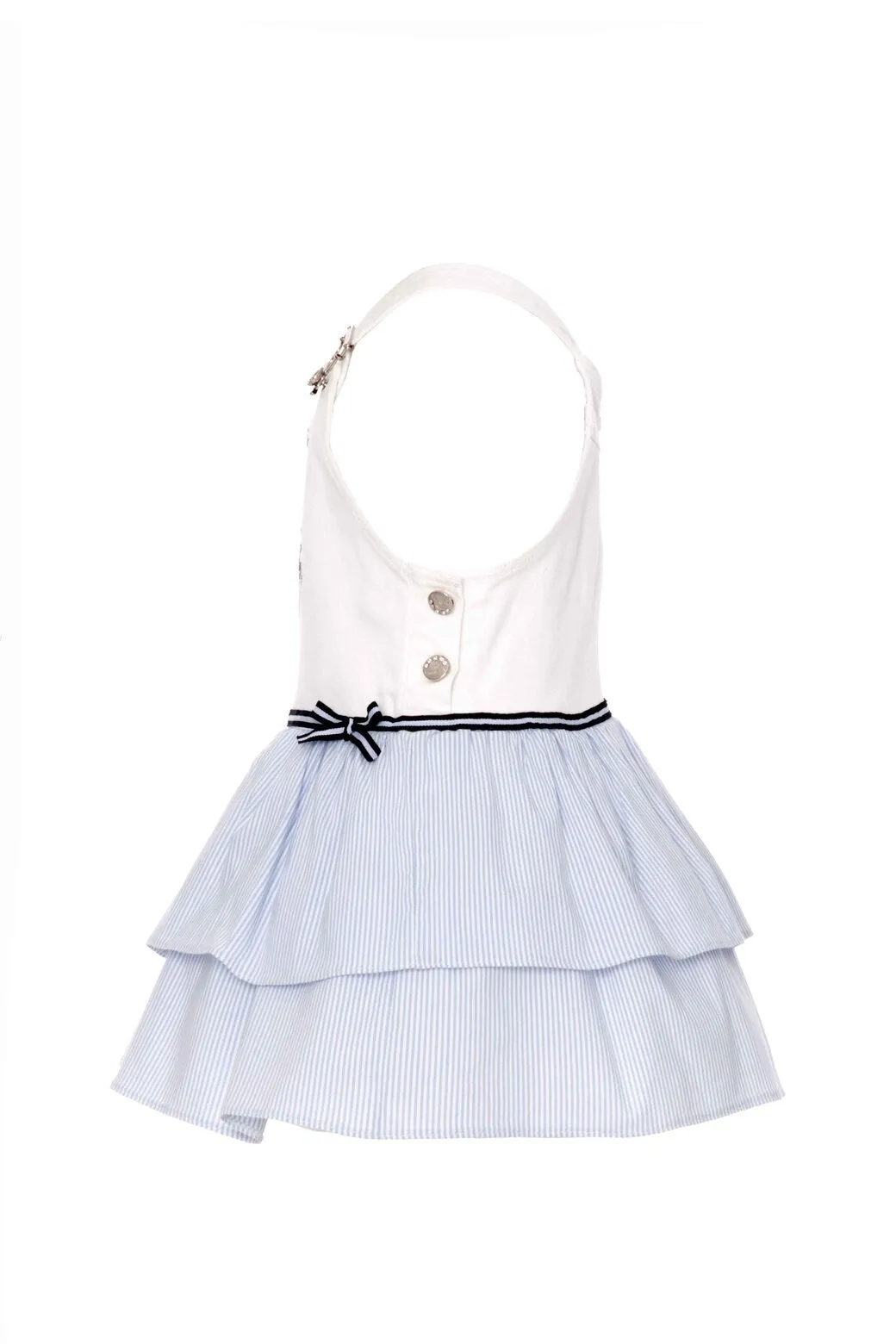 Baby Girl Nautical Overall Dress Outfit Set