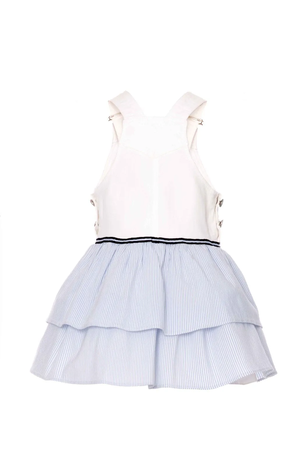 Baby Girl Nautical Overall Dress Outfit Set