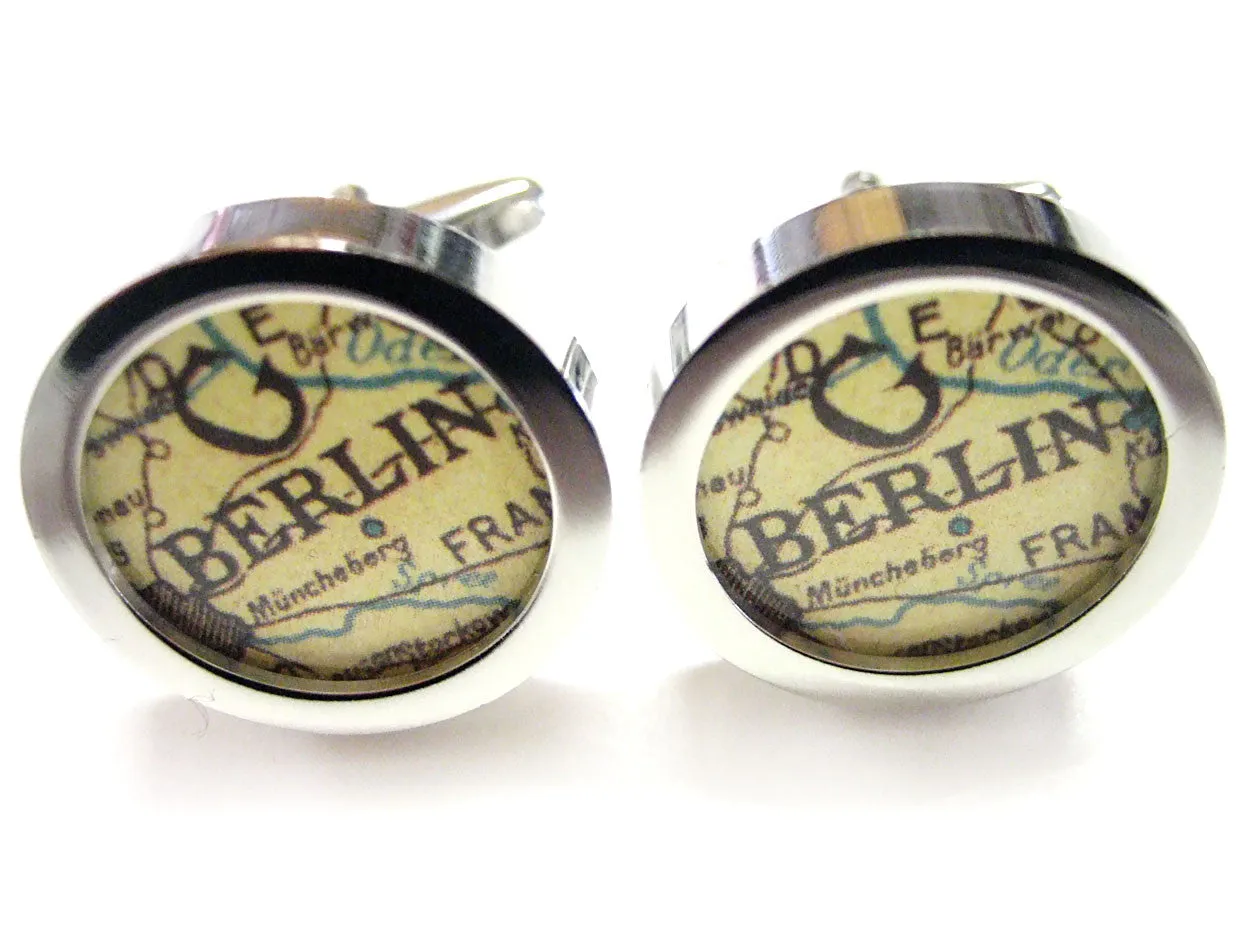 Berlin Map Cufflinks