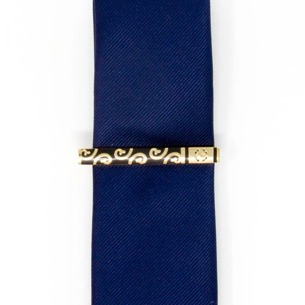 Black & Gold Tie Clip