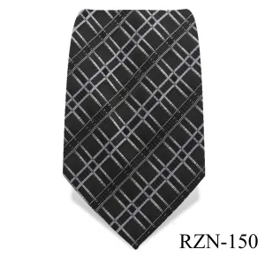 Black Checkered Tie