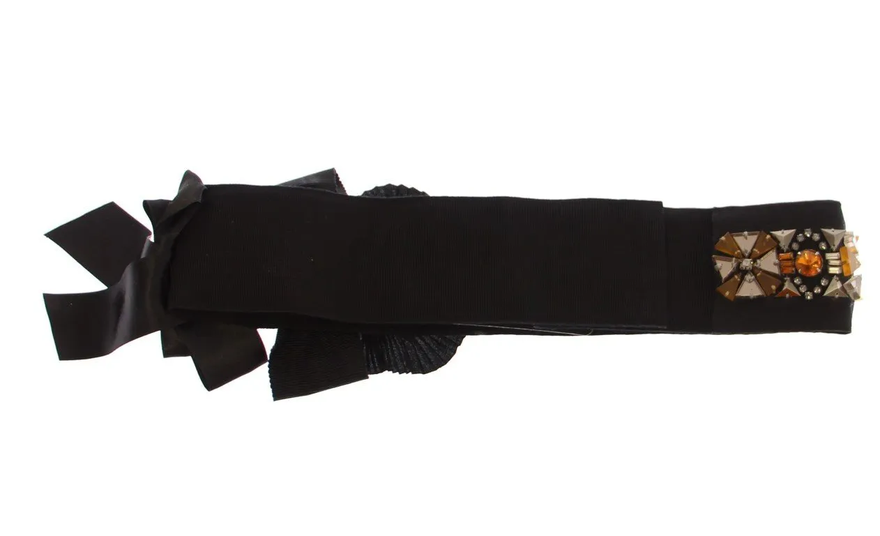 Black Crystal SPECIAL PIECE Waist Belt
