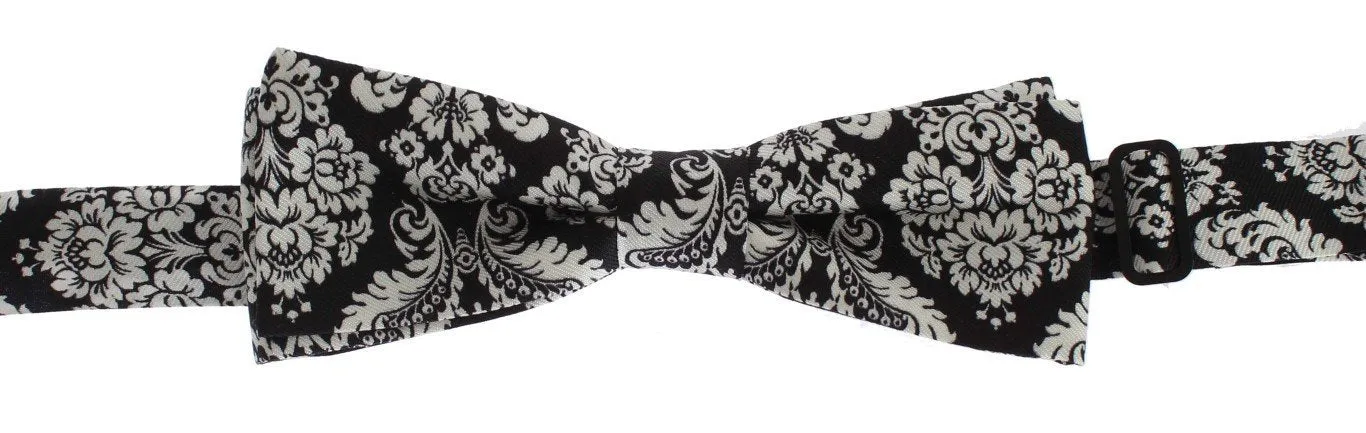 Black Silk Bowtie & Leather Belt Gift Box