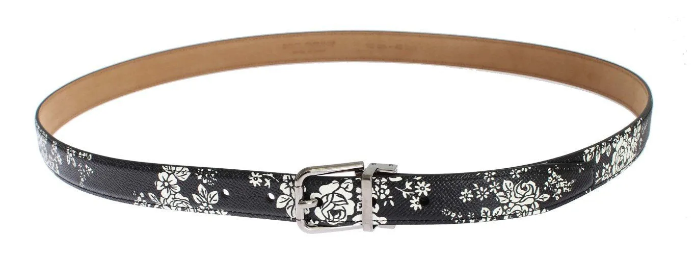 Black Silk Bowtie & Leather Belt Gift Box