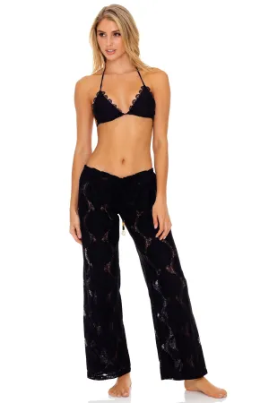 BOHO DREAM - Triangle Top & Beach Pant • Black