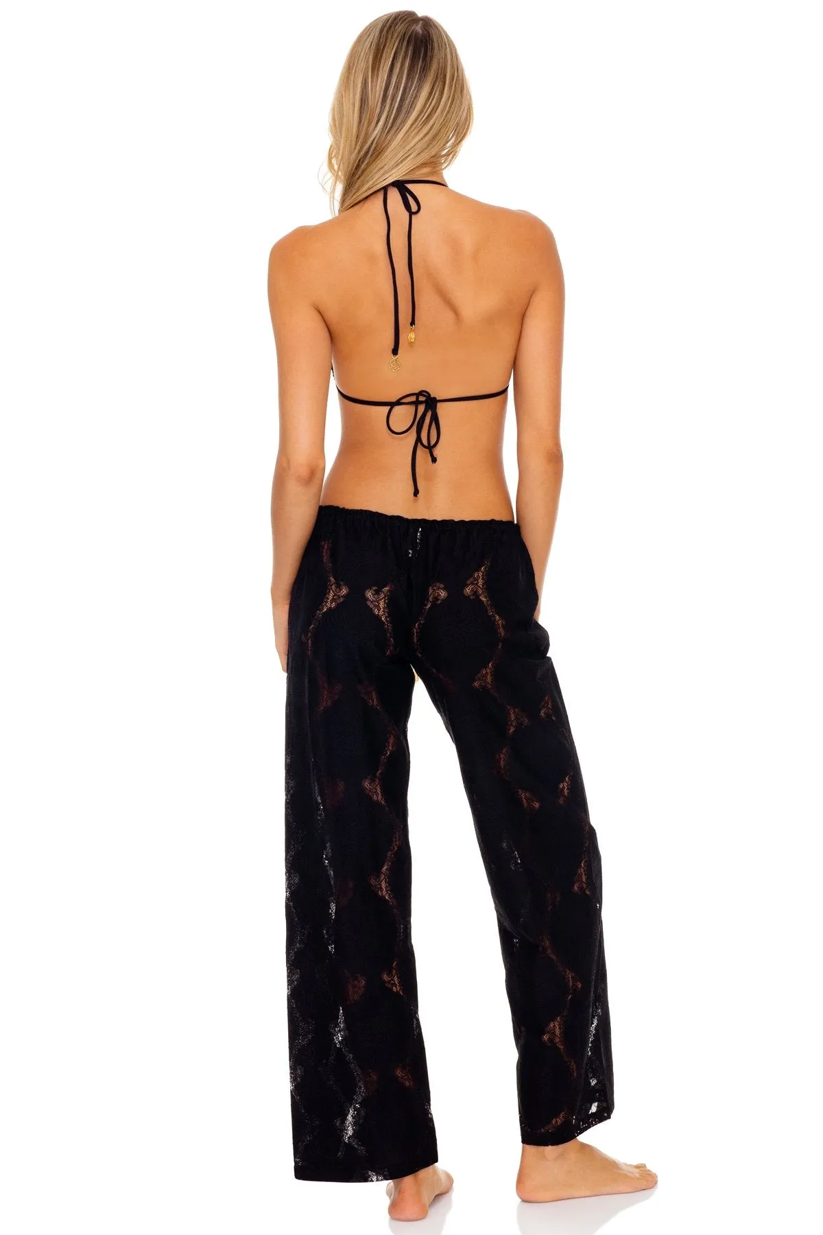 BOHO DREAM - Triangle Top & Beach Pant • Black