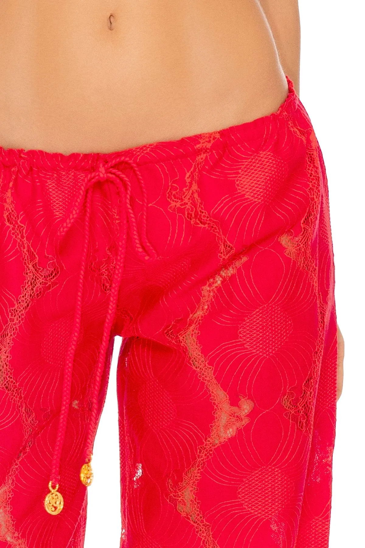 BOHO DREAM - Triangle Top & Beach Pant • Rojo
