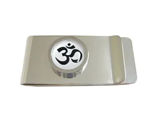Bordered Spiritual Om Mystic Symbol Money Clip