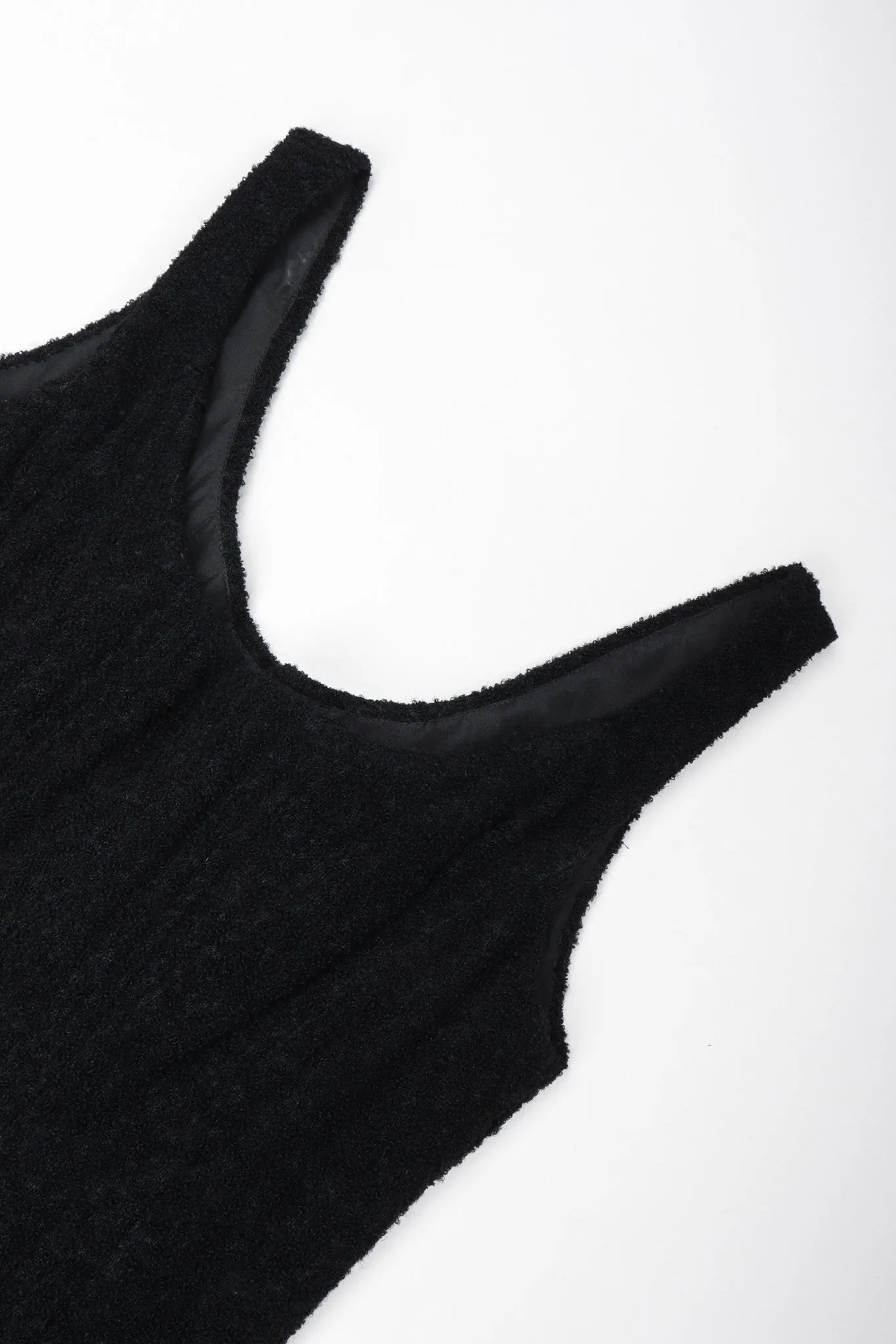 Bouclé Boned Corset Tank