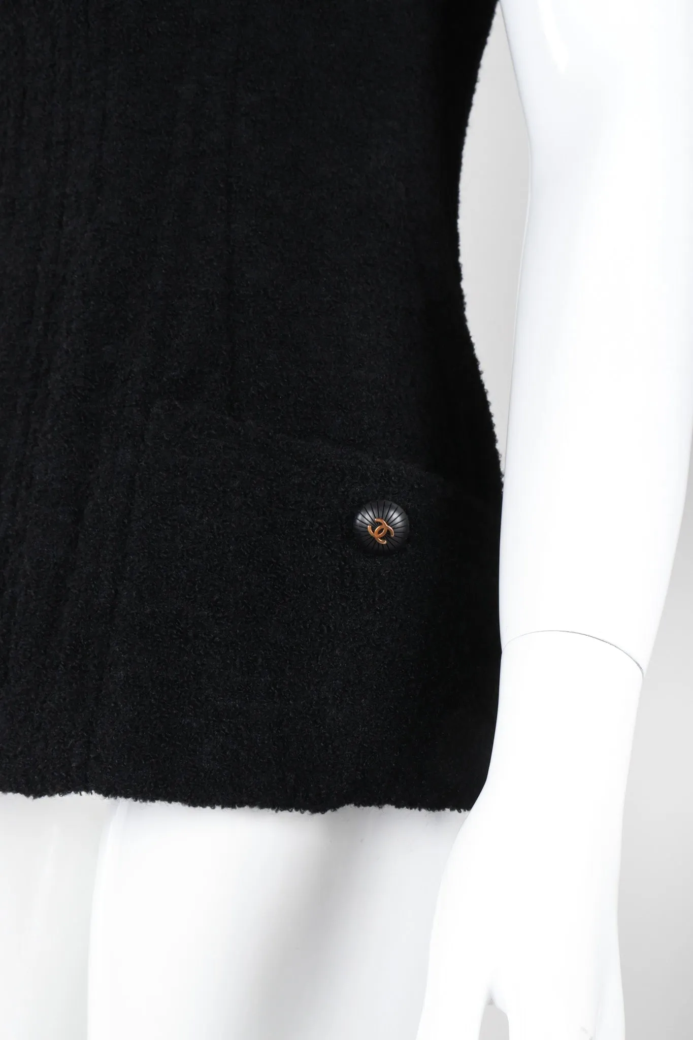 Bouclé Boned Corset Tank