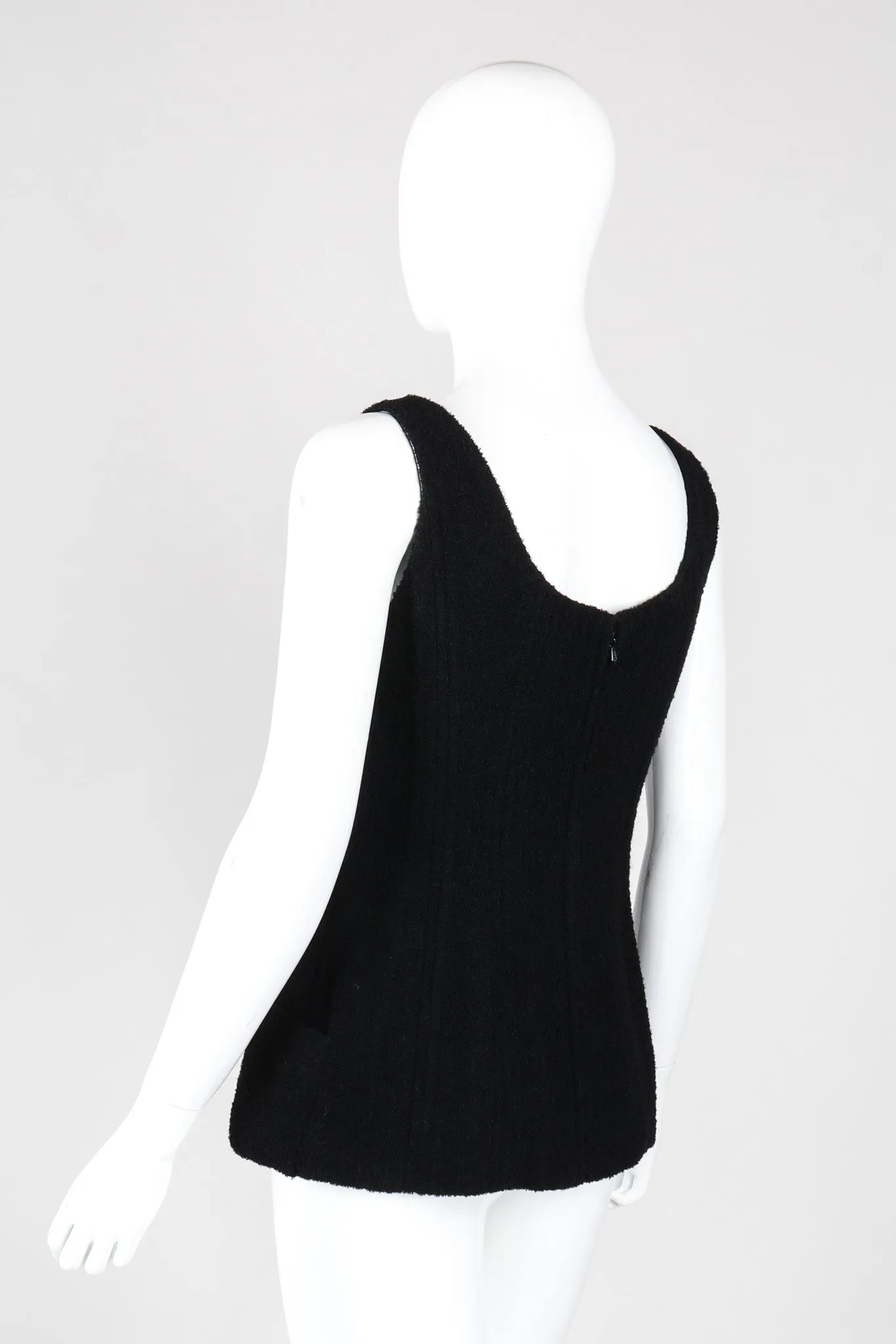 Bouclé Boned Corset Tank