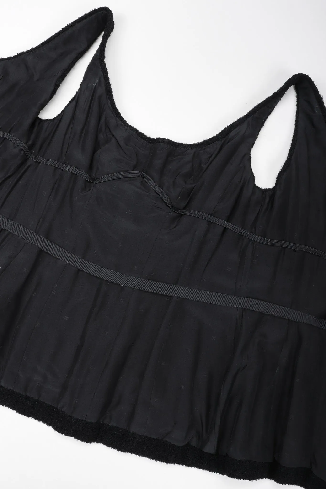 Bouclé Boned Corset Tank