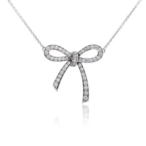 Bow Tie Pendant Necklace