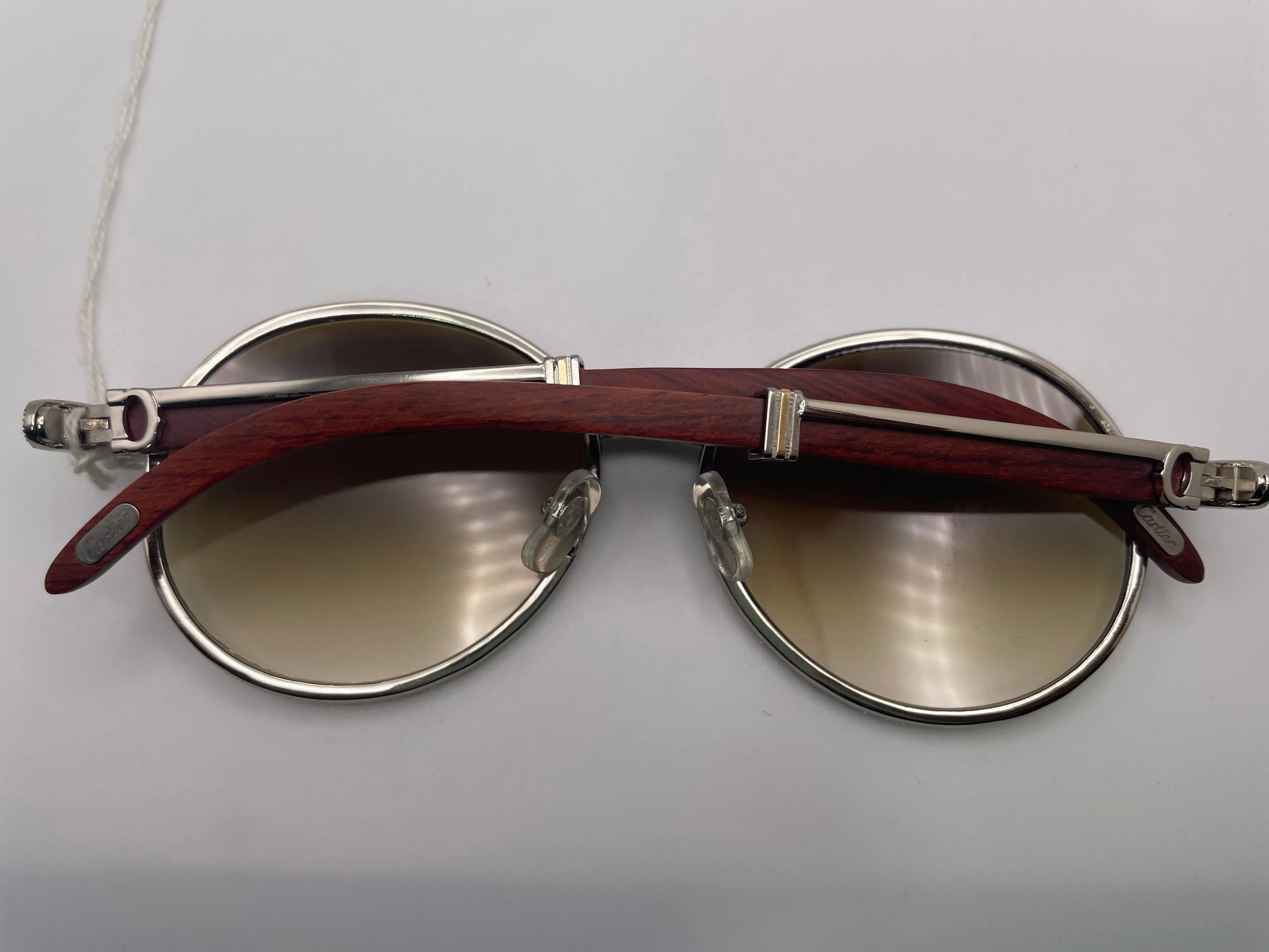 Cartier Custom - Silver Diamond Frame w/ Woods
