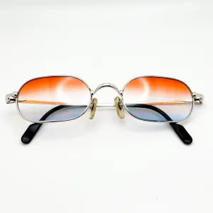 Cartier Platinum Wires with Red/Blue lenses (Registered) Authentic