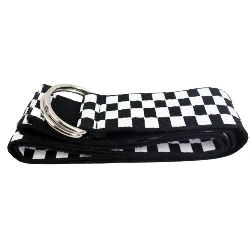 Casual Chessboard Nylon Belts