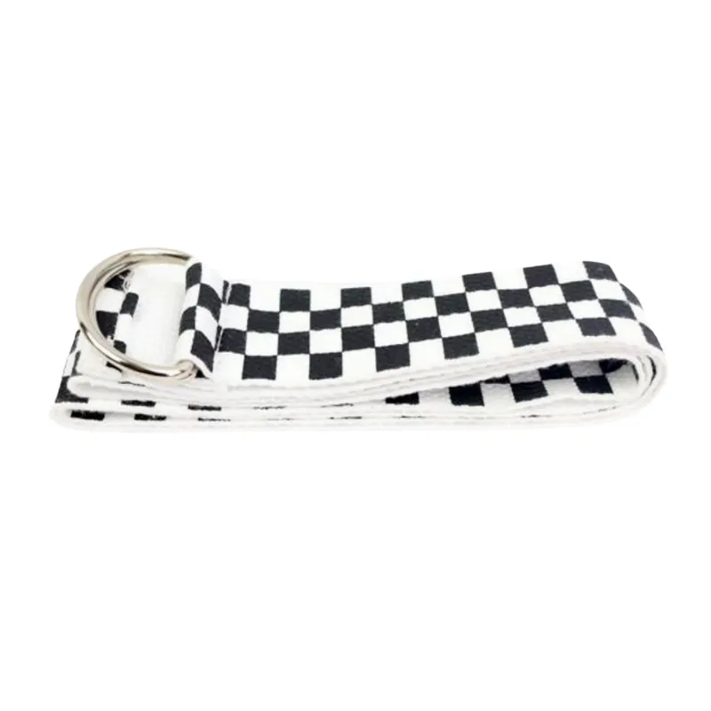 Casual Chessboard Nylon Belts
