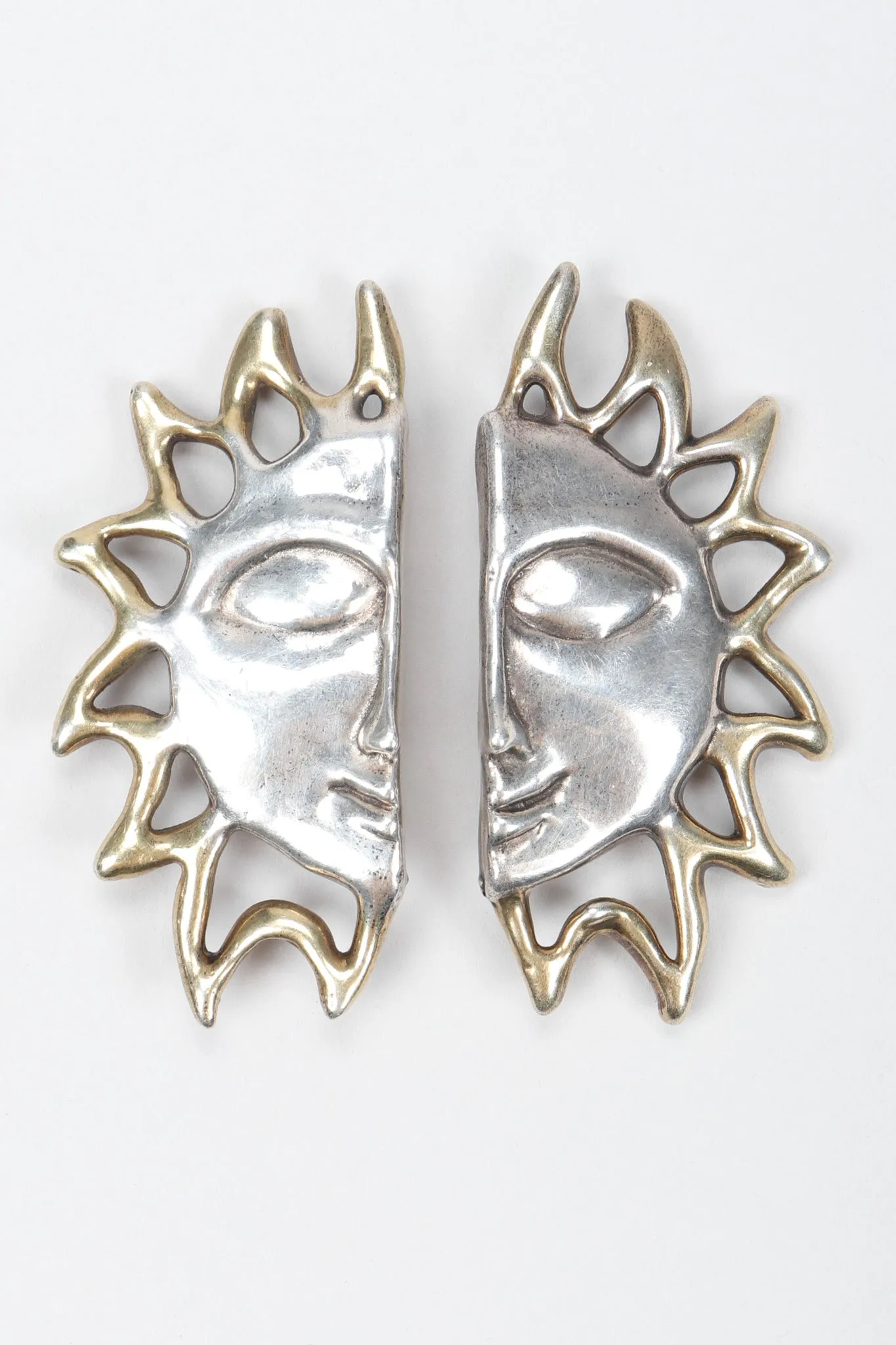 Celestial Sun Face Earrings