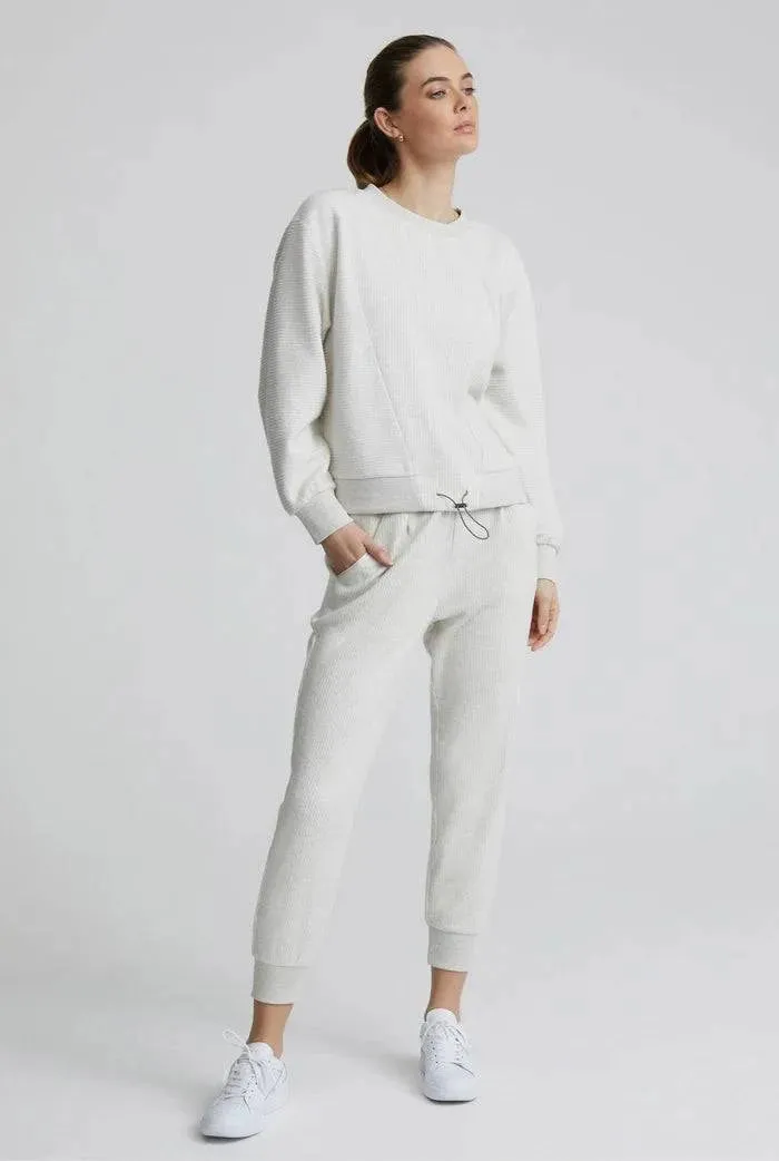 Chaucer Pant by Varley | Ivory Cloud