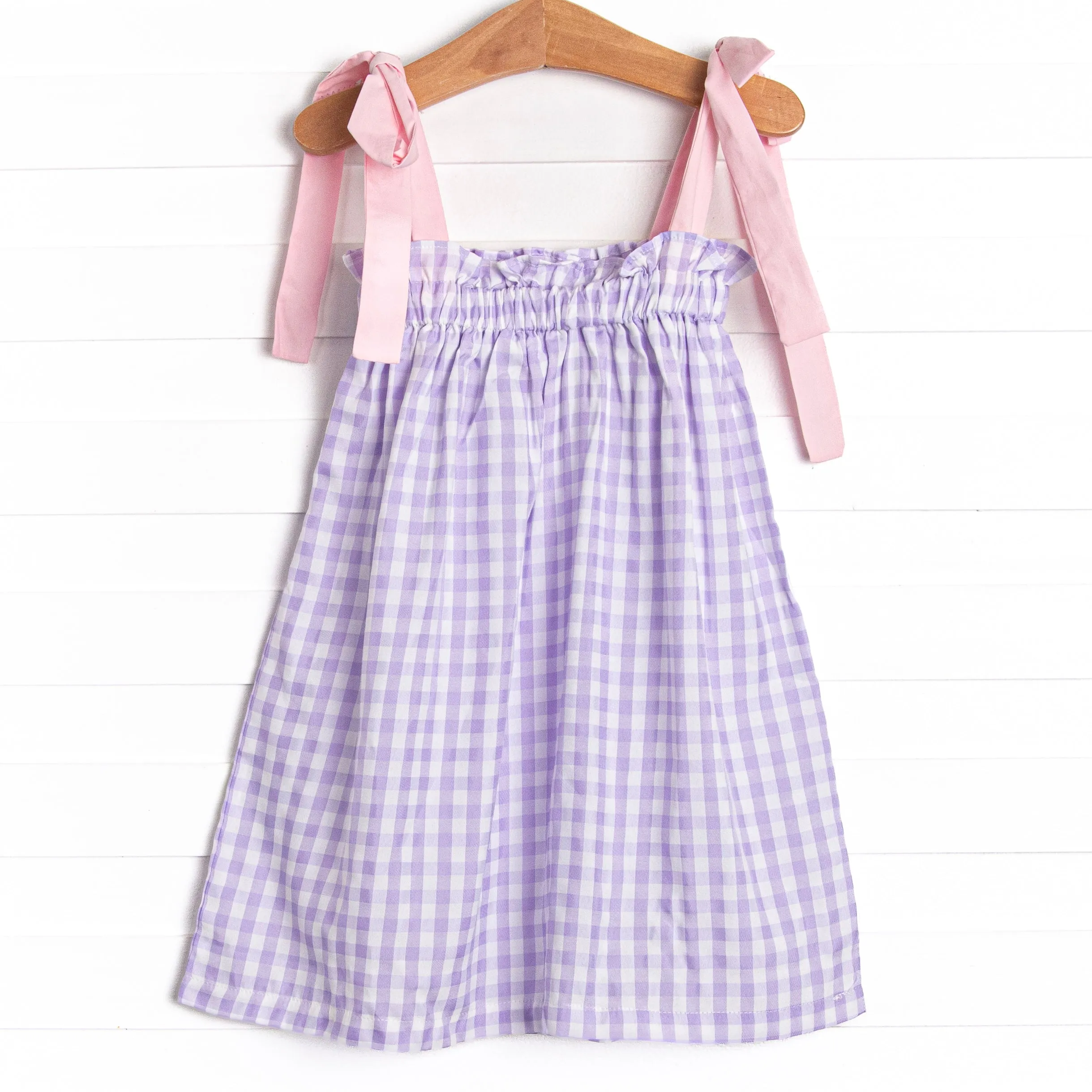Check Yes Dress, Purple